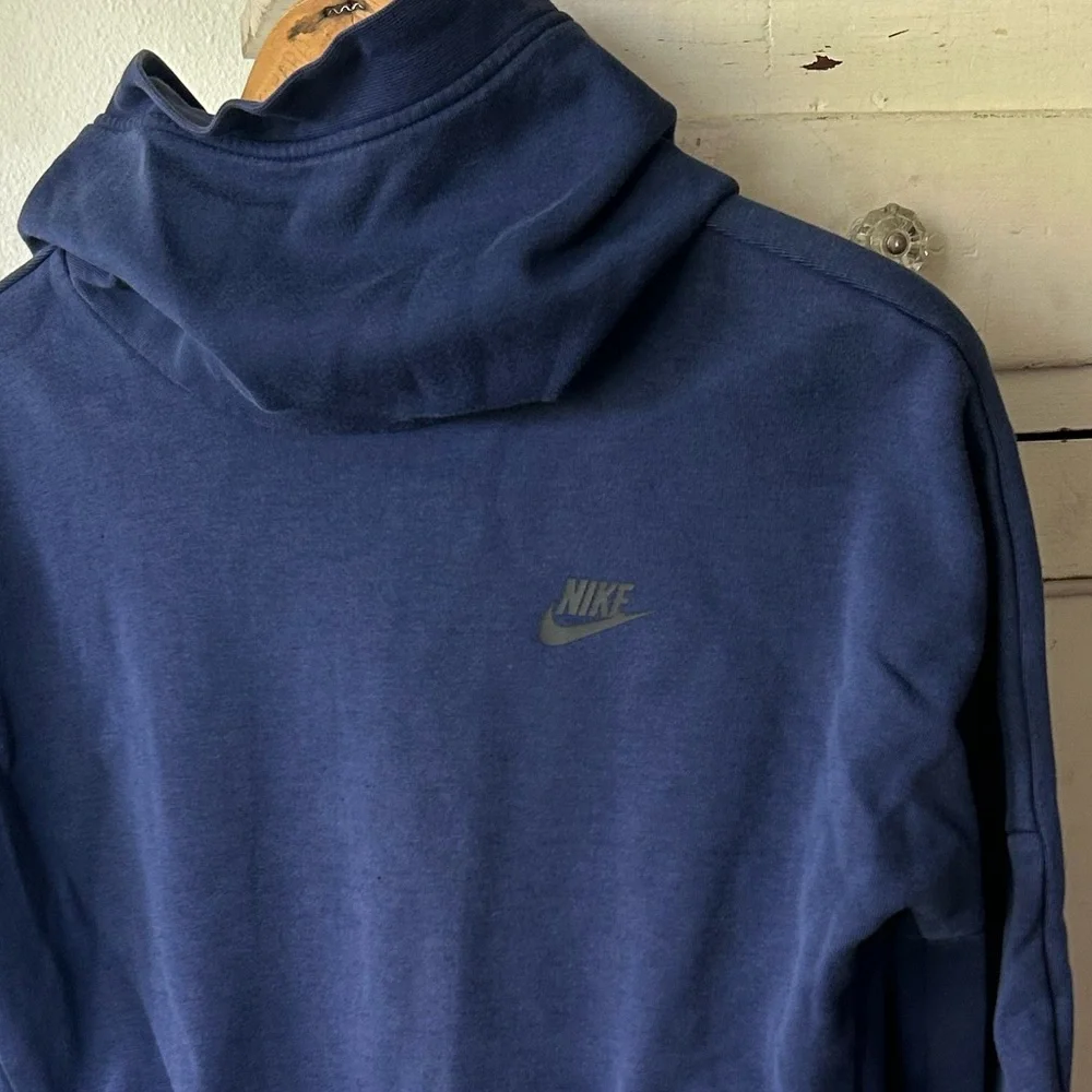 Nike | Women’s Dark Blue Funnel Neck Pullover Sweatshirt Side Pockets Size S